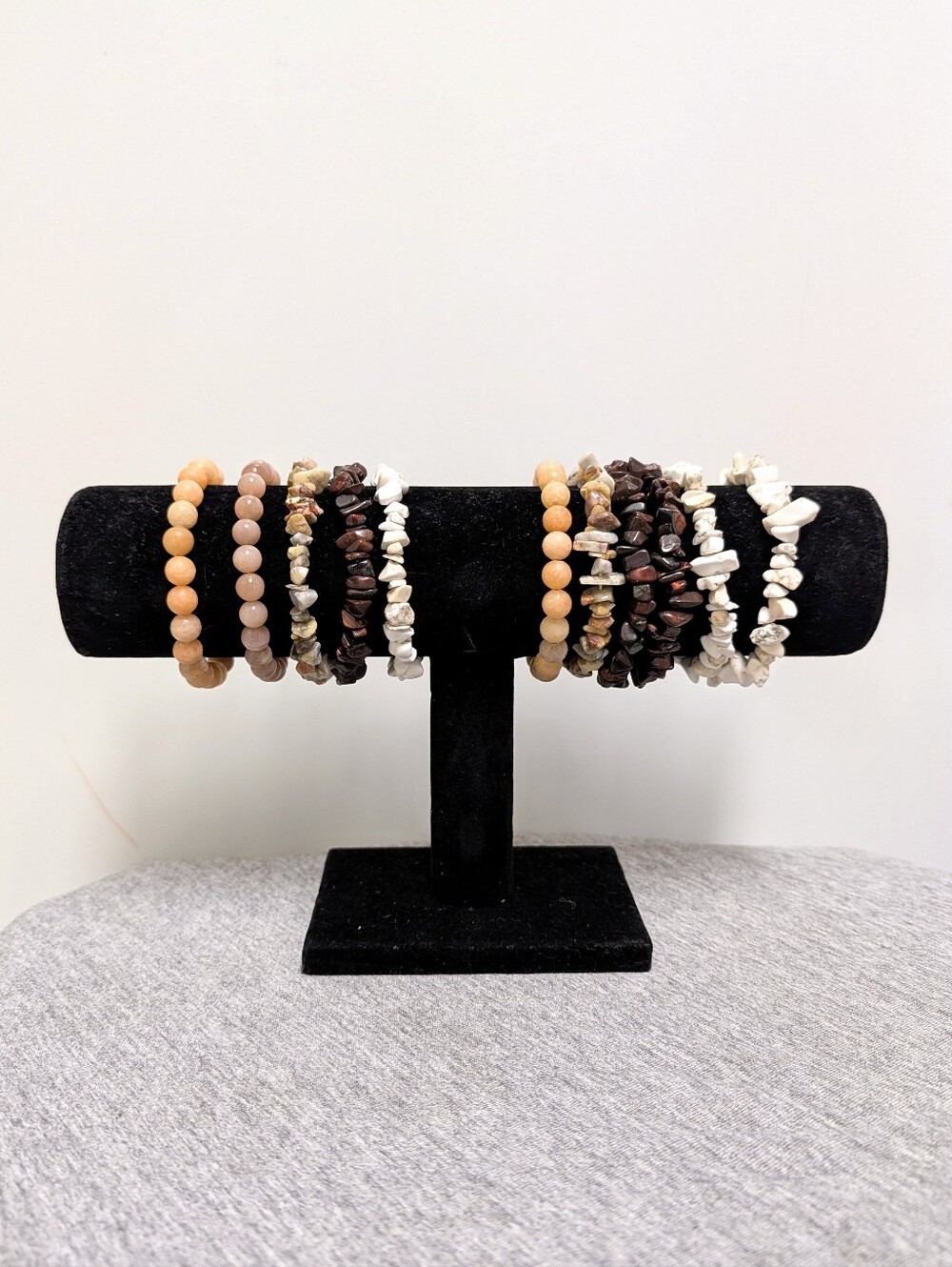 *Price for 1 - U Pick* Peach Moonstone, Tiger's Eye, Lace Agate & more Bracelet